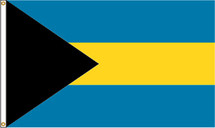 Red Lion Country Flag - Bahamas