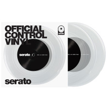 7" Serato SC Control Vinyl CLEAR (pair)