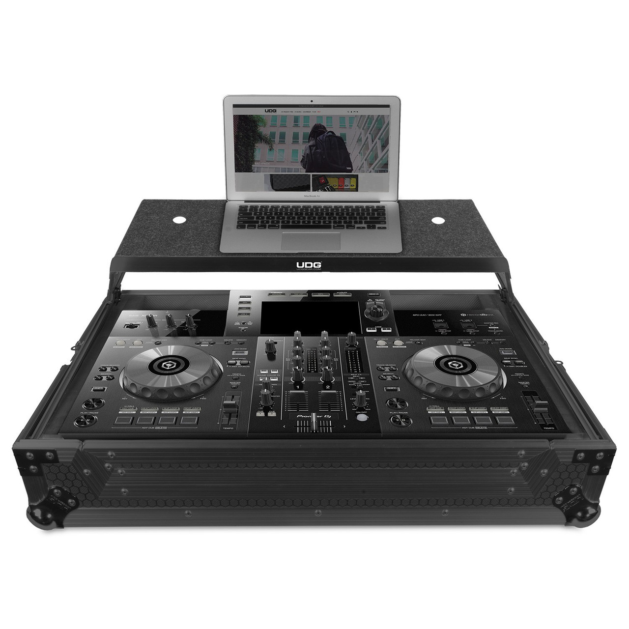 UDG Flight Case XDJ-RR Black Plus (L&W) - Crossfader Australia