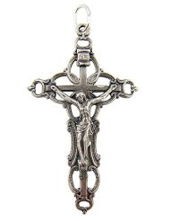 27 Inch Made in Bethlehem 1 1/2 Inch Tau Cross Pendant with Rope Chain Necklace