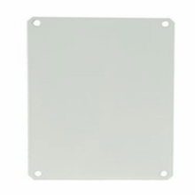 White painted carbon steel back panel for use with Polyline® series enclosures