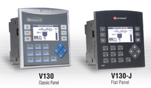 ** V130-33-RA22 ** - 24VDC, 12 Digital Inputs, 1 HSC/shaft-encoder, 2 Analog/Digital Inputs, 2 Thermocouple/PT100 inputs, 8 Relay Outputs, 2 Analog Outputs, 1 built-in RS232/RS485 Port, CANbus communication and MODBUS