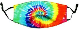 Tie Dye Swirl Face Mask