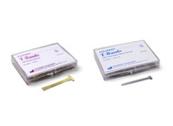 Pulpdent "T" Bands, Brass, Curved/ Narrow, 5/32", 100/bx