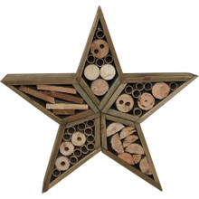 Audubon Woodlink Natural Rustic Farmhouse Star Insect House 093432287057