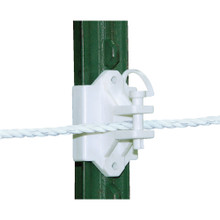 Tru-test White Patriot Dual-purpose Pinlock Insulator Jumbo/25 Pack 414731403855