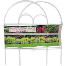 Garden Zone Green Round Folding Fence 18x8 651082418087
