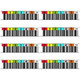 Quantum Data cartridge bar code labels, LTO Ultrium 8 (LTO-8), series (000001-000100)