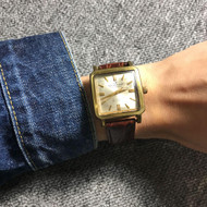 Citizen 21 Jewels Used Jet Square Automatic Mens Watch Authentic Working