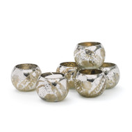 Go Home Ltd Set Of Six Pristine Votive Holders