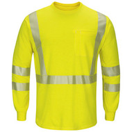 Bulwark Hi Vis Long Sleeve T-Shirt (Allow 3-5 weeks)