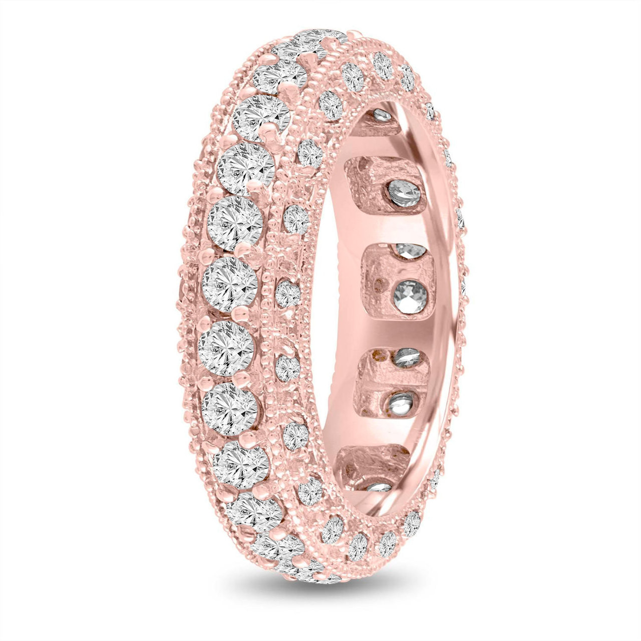 Mens Eternity Diamond Wedding Ring, Diamond Wedding Ring