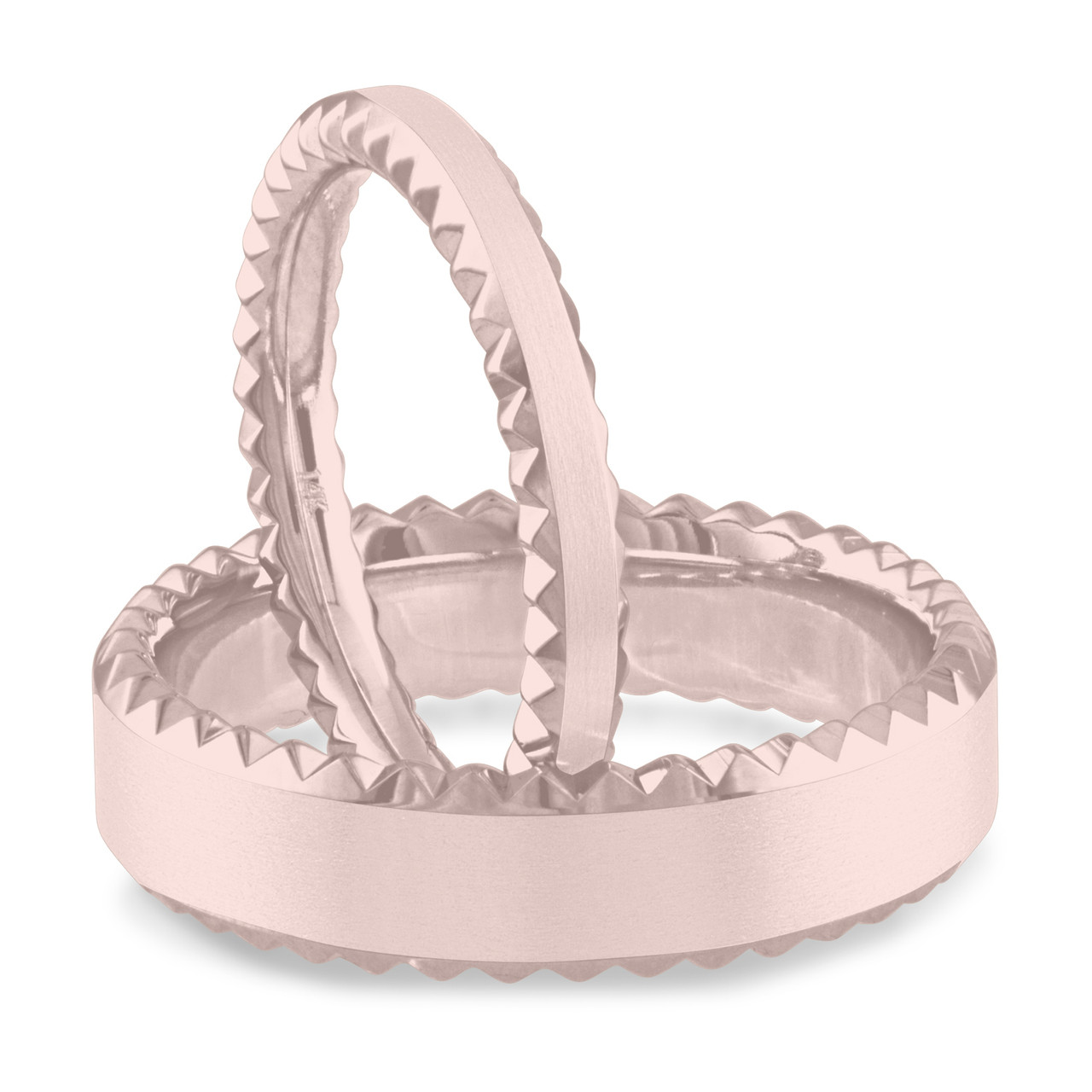 His and Hers Wedding Bands Rose Gold Matching Wedding His and Hers Wedding Bands Rose Gold Matching Wedding