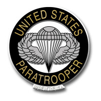 U.S. Paratroopers Insignia Magnet by Classic Magnets, Collectible Souvenirs Made in the USA