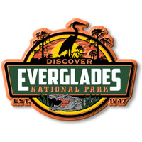 Everglades National Park Magnet by Classic Magnets, Discover America Series, Collectible Souvenirs Made in the USA