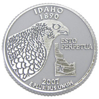 Idaho State Quarter Magnet by Classic Magnets, Collectible Souvenirs Made in the USA