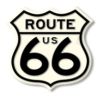 Large Route 66 Shield Highway Sign Magnet by Classic Magnets, Collectible Souvenirs Made in the USA