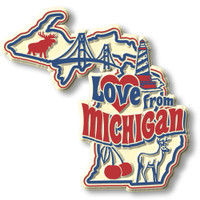 Michigan State 2D PVC Fridge Collectors Souvenir Magnet Jnks by Souvenir Destiny Michigan State 2D PVC Fridge Collectors Souvenir Magnet Jnks by Souvenir Destiny