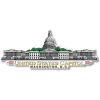 U.S. Capitol Magnet by Classic Magnets, Washington D.C. Series, Collectible Souvenirs Made in the USA