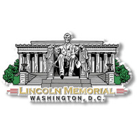Lincoln Memorial Magnet by Classic Magnets, Washington D.C. Series, Collectible Souvenirs Made in the USA