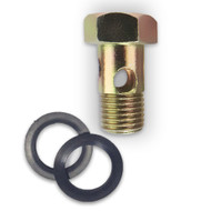 Hardened 14 MM Banjo bolt for Cummins is bullet proof! It uses a high grade alloy steel and heat treated steel.