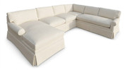 Round Arm Lawson Sectional