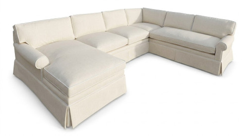 Round Arm Lawson Sectional