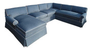 Round Arm Lawson Sectional