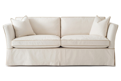 High Back Sandy Sofa - Slipcover
