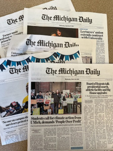 Get The Michigan Daily mailed first class weekly from September through April.
