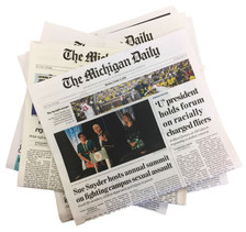 Get The Michigan Daily mailed first class daily from September through April.