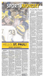 March 26, 2018 Sports Monday - Hockey Final Four (Pick Up Only)