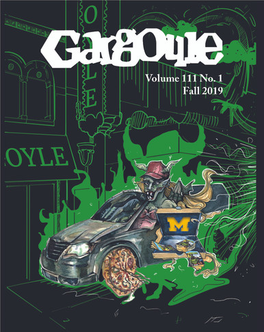 October 2019 issue of The Gargoyle magazine. 16 page mini-tab format.