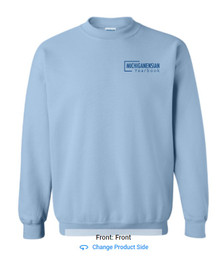 Light blue Gildan Heavy Blend Crew Neck Sweatshirt