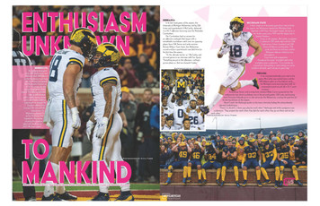 Michiganensian Fall 2023 Football Poster 2