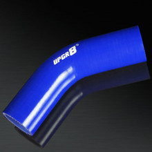UNIVERSAL 4-PLY 1.5 INCH HIGH PERFORMANCE BLUE 45 DEGREE COUPLER SILICONE HOSE