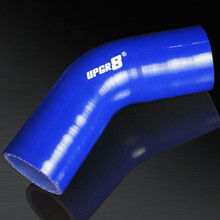 UNIVERSAL 4-PLY 2.0 INCH HIGH PERFORMANCE BLUE 45 DEGREE COUPLER SILICONE HOSE