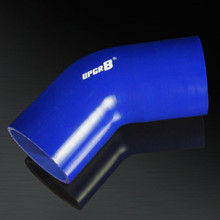 UNIVERSAL 4-PLY 3.0 INCH HIGH PERFORMANCE BLUE 45 DEGREE COUPLER SILICONE HOSE