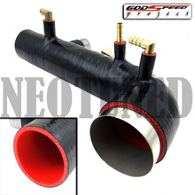 Subaru wrx 02-07 / Sti 04-13 EJ20 EJ25 turbo inlet silicone (Black)
