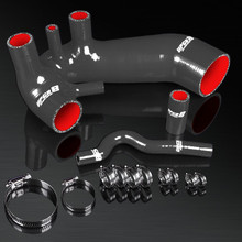 96-01 Audi A4 B5/96-05 Passat B5 1.8T High Performance 4-PLY Black Turbo Induction Silicone Hose Kit