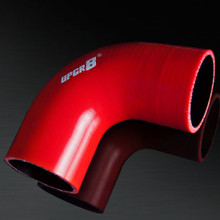 UNIVERSAL 4-PLY 2.36 INCH HIGH PERFORMANCE RED 90 DEGREE COUPLER SILICONE HOSE