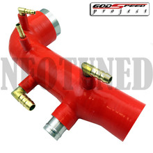Subaru wrx 02-07 / Sti 04-13 EJ20 EJ25 turbo inlet silicone (Red)