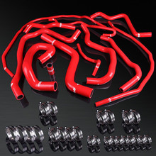 01-12 Ford Focus Duratec 1.8L/2.0L DOHC High Performance 4-PLY Red Radiator&Heater Silicone Hose Kit