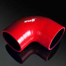 UNIVERSAL 4-PLY 3.15 INCH HIGH PERFORMANCE RED 90 DEGREE COUPLER SILICONE HOSE