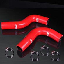 92-00 Impreza WRX/STI GC8/GF8 EJ20/93-99 Legacy BD5/BG5 EJ20 High Performance 4-PLY Red Radiator Silicone Hose Kit