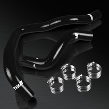 96-04 Volvo 850-T5/850-T5R/850R/S70-T5/V70-T5 High Performance 4-PLY Black Radiator Silicone Hose Kit
