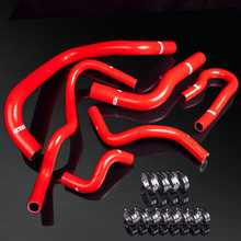 92-00 Honda Civic SOHC D15/D16 High Performance 4-PLY Red Radiator&Heater Silicone Hose Kit