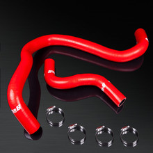 90-93 JDM Honda Accord Ascot F22 High Performance 4-PLY Red Radiator Silicone Hose Kit