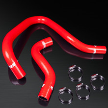 90-93 Honda Accord CB EX/LX F20A/F22A SOHC High Performance 4-PLY Red Radiator Silicone Hose Kit