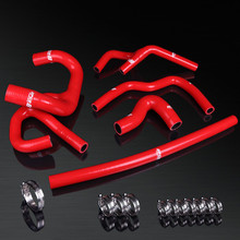 90-96 Austin/Rover Mini Cooper MK VI 1.3L High Performance 4-PLY Red Radiator&Heater Silicone Hose Kit